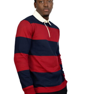 Tommy Hilfiger Striped Long Sleeve Rugby Shirt