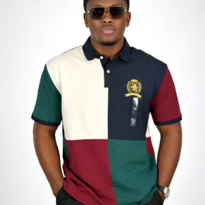 Tommy Hilfiger Multicolor Colorblock Crest Polo Shirt