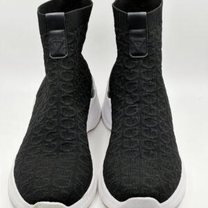 Guess Black Knit High-Top Sock Sneakers