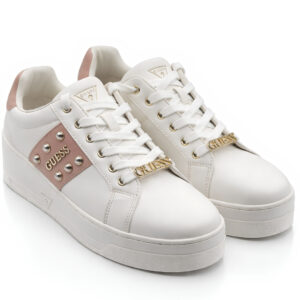 Guess White Platform Sneakers